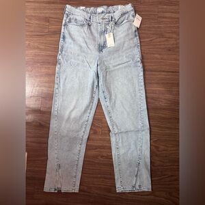 GOOD AMERICAN Boy Straight Jeans - High Rise size 15